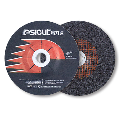 4-Zoll hohe Geschwindigkeits-Ausschnitt-Disketten-Schleifscheibe ringsum die Form, die für rostfreies reibt